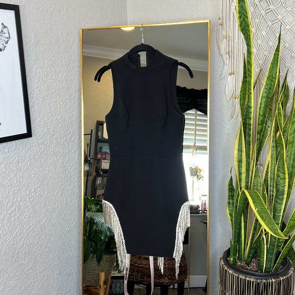 House of CB ‘Charlize’ Black Crystal Trim Dress NWT - Picture 11 of 13